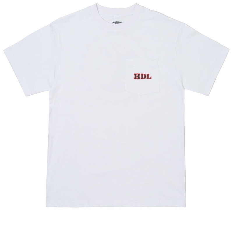 Hoddle Thunderdome Pocket T-Shirt – White