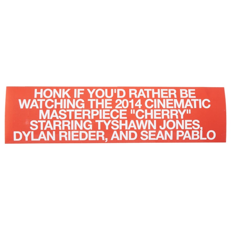 Jenkem Cherry Bumper Sticker