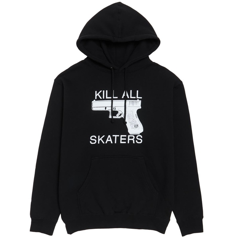 Jenkem Kill All Skaters Hoodie – Black