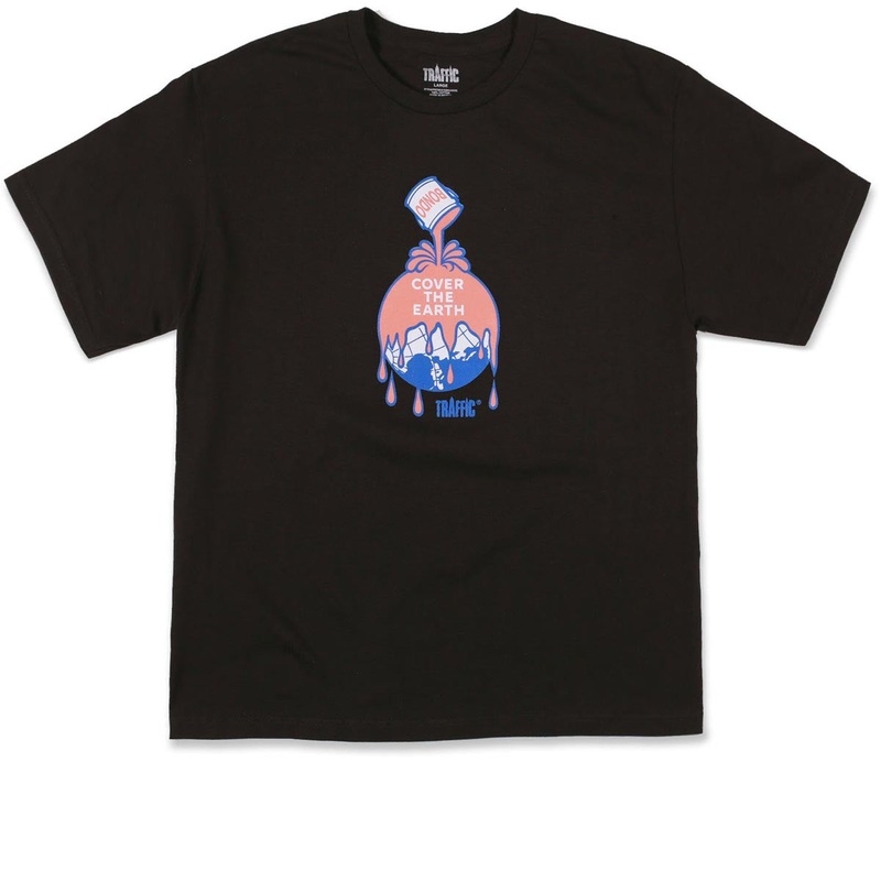 Traffic Cover The Earth T-Shirt – Black