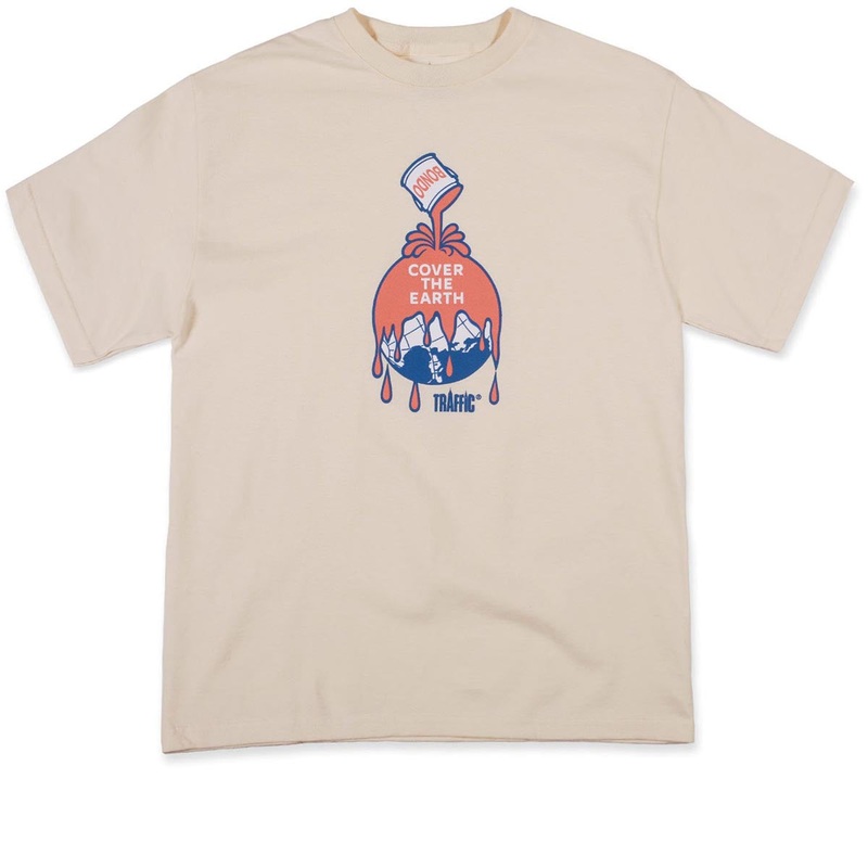 Traffic Cover The Earth T-Shirt – Cream