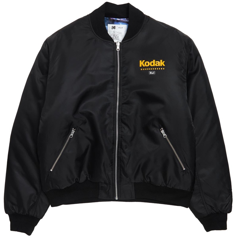 Huf x Kodak Collage Bomber Jacket – Black