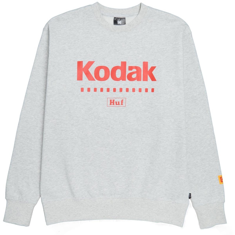 Huf x Kodak Golden Hour Crewneck Sweatshirt – Ash