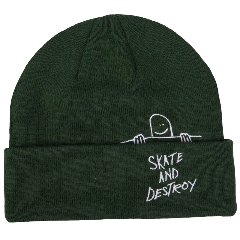 Thrasher Gonz SAD Fold Beanie – Forest Green