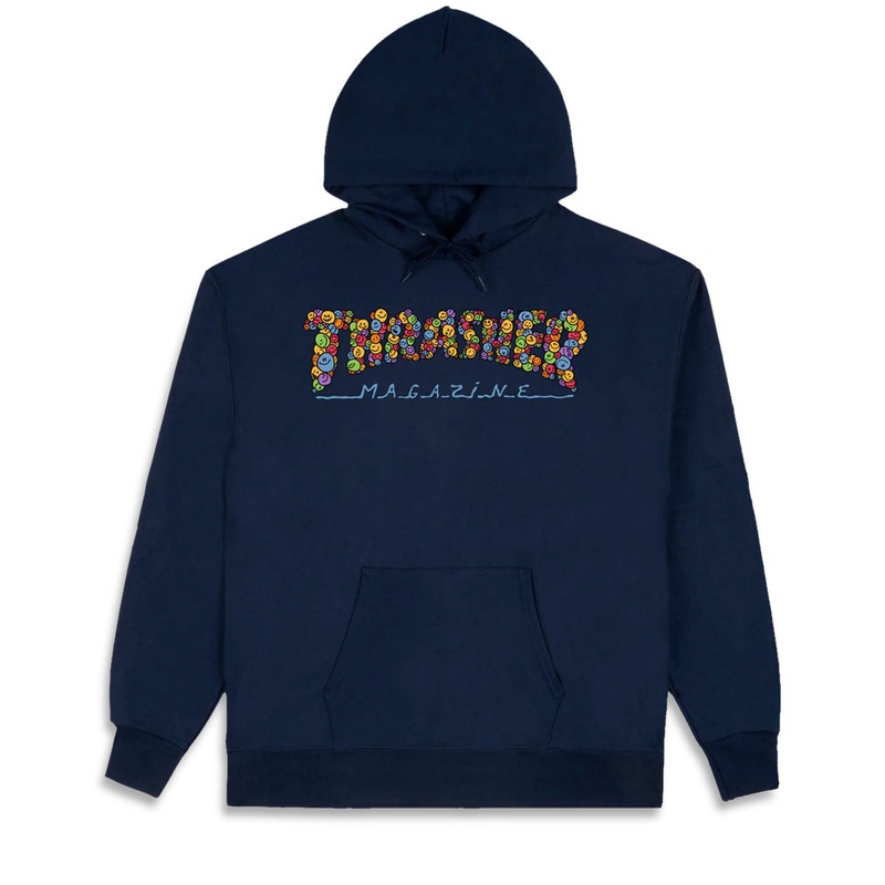 Thrasher Smile By Spanky Hoodie – Navy