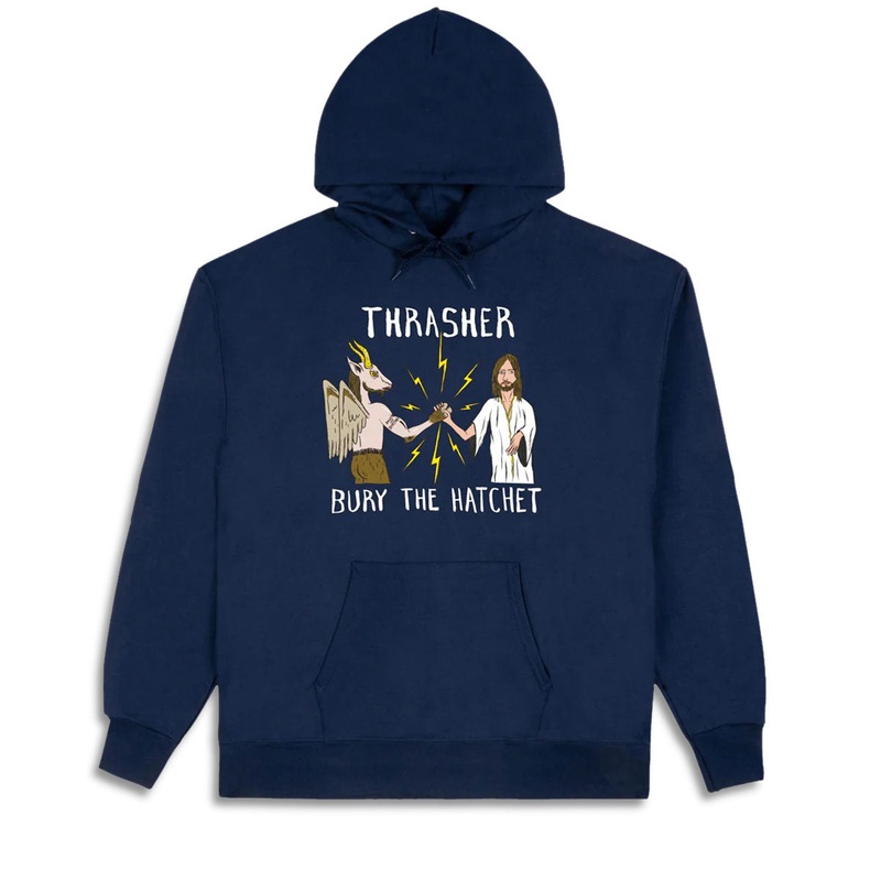 Thrasher x Toy Machine BTH Hoodie – Navy