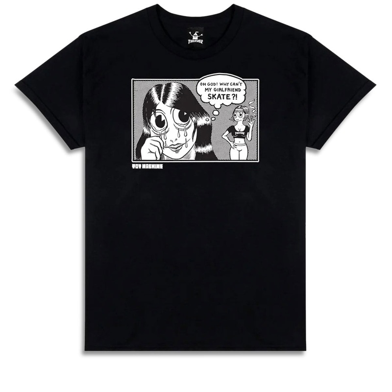 Thrasher x Toy Machine Girlfriend T-Shirt – Black
