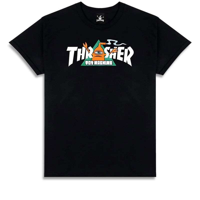 Thrasher x Toy Machine Vortex T-Shirt – Black