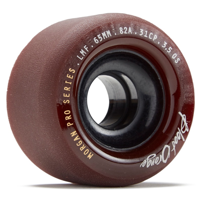 Blood Orange Morgan Pro Longboard Wheels – 65mm 82a – Midnight Red