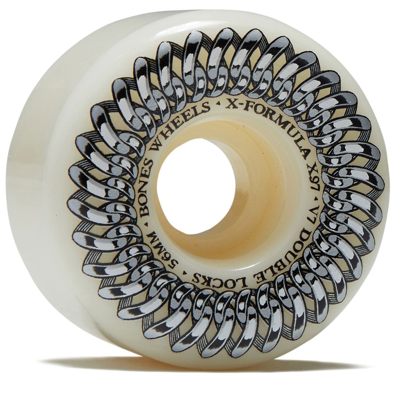 Bones X Formula Double Lock 97a V7 Skateboard Wheels – 56mm