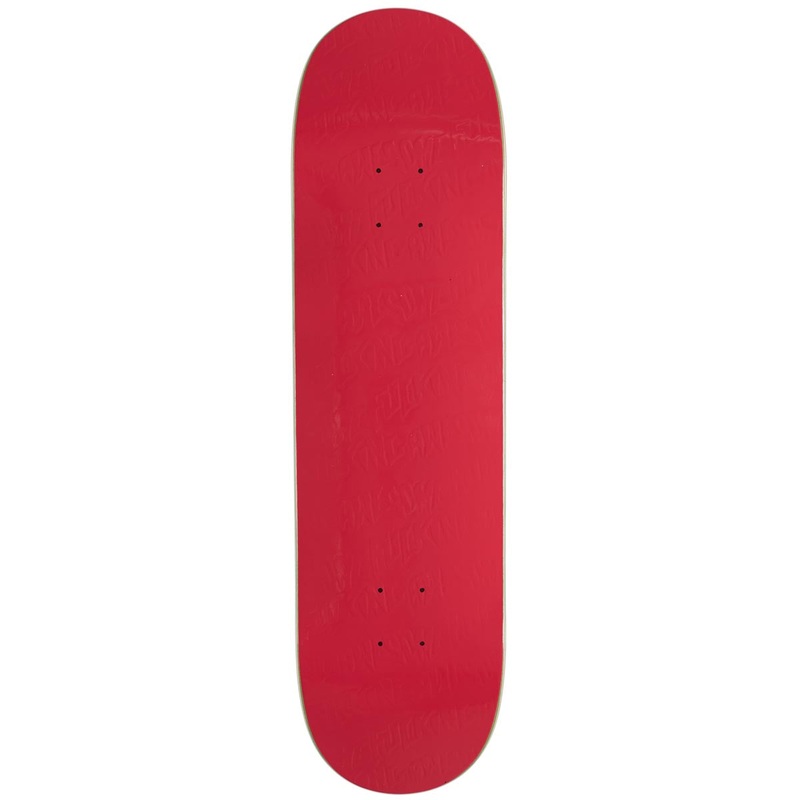 Fucking Awesome Pink Stamp Embossed Skateboard Deck – 8.38