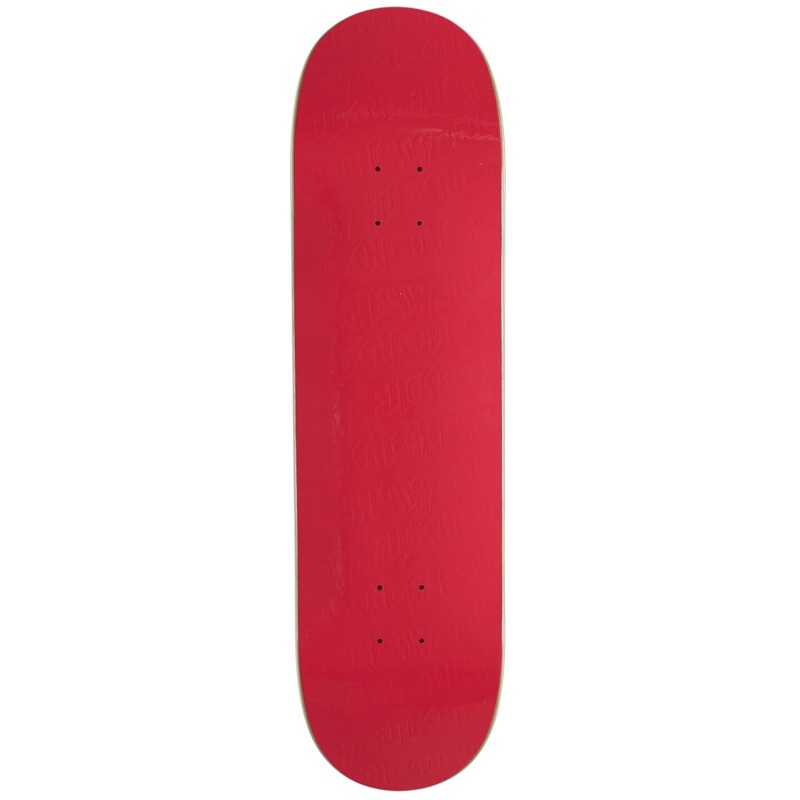 Fucking Awesome Pink Stamp Embossed Skateboard Deck – 8.50