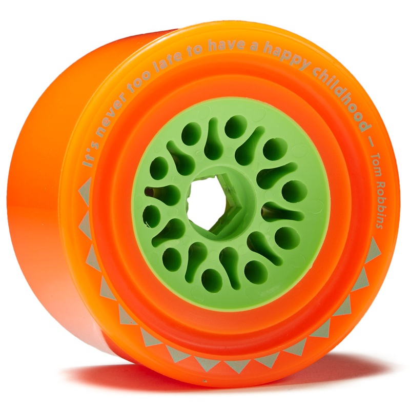 Orangatang Dad Bod 80a Longboard Wheels – Orange – 105mm