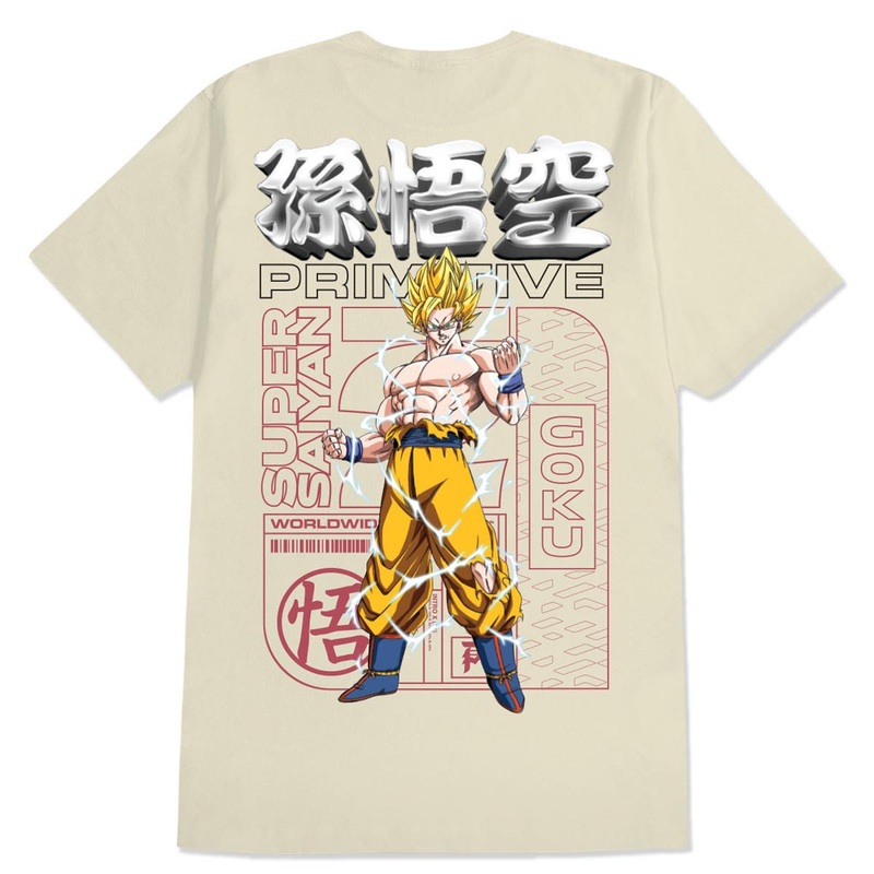 Primitive x Dragon Ball Z Spirit T-Shirt – Cream