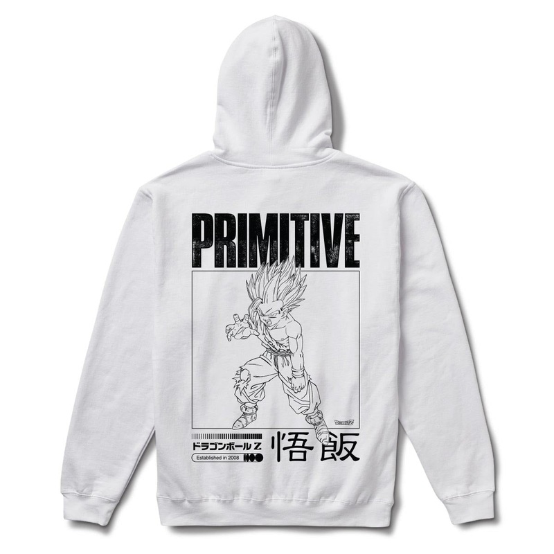Primitive x Dragon Ball Z Vegeance Hoodie – White