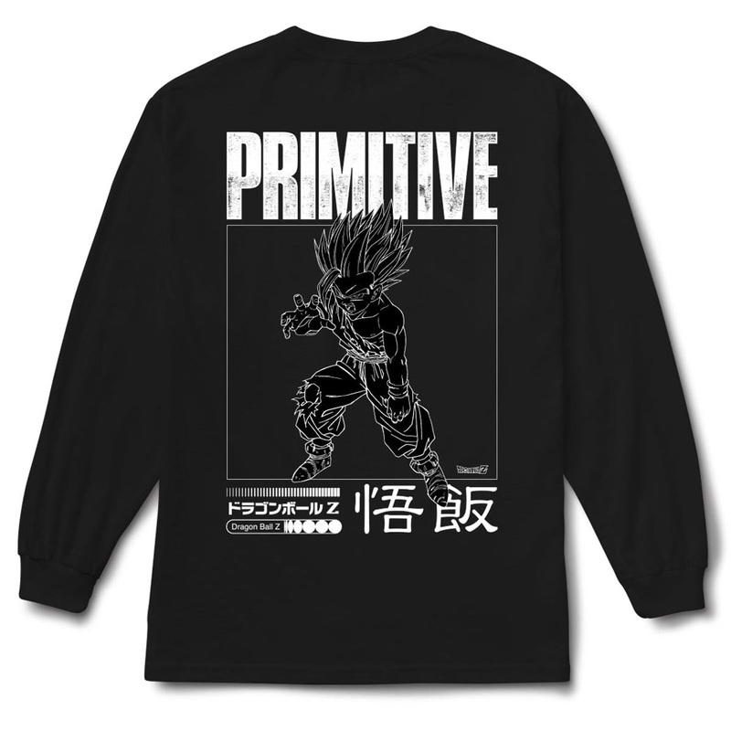 Primitive x Dragon Ball Z Vengeance Long Sleeve T-Shirt – Black