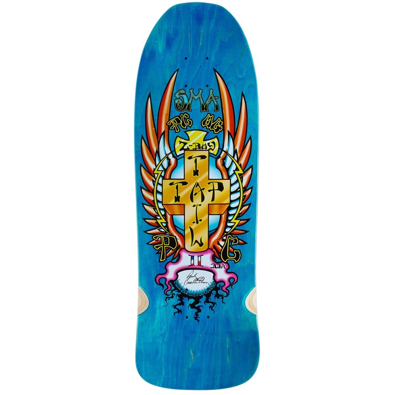 Santa Monica Airlines PC Skateboard Deck – Blue Stain – 9.50