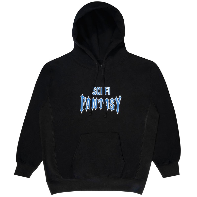 Sci-Fi Fantasy Biker Hoodie – Black