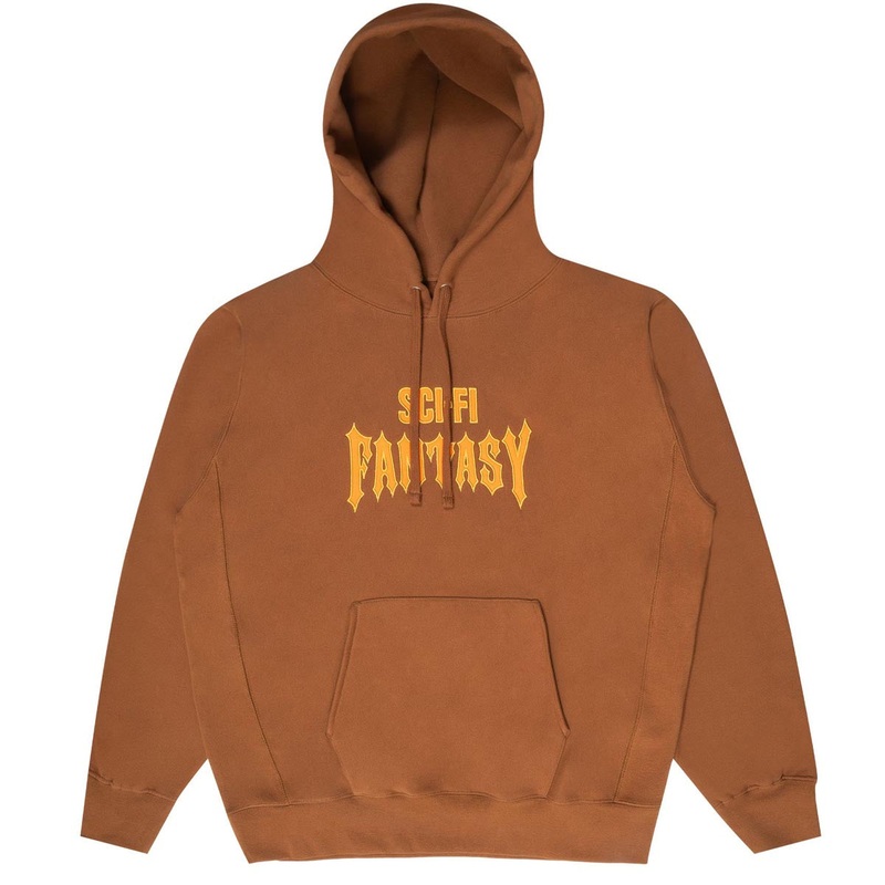 Sci-Fi Fantasy Biker Hoodie – Brown