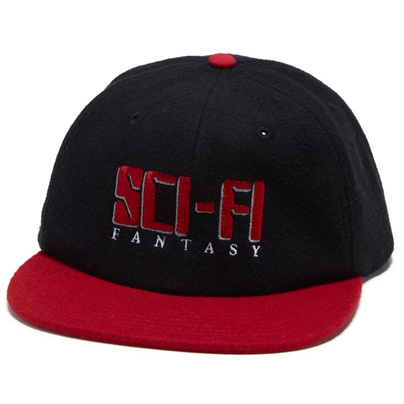 Sci-Fi Fantasy Display Hat – Black/Red