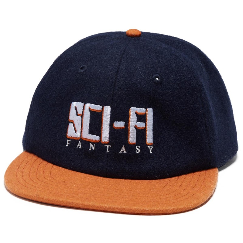 Sci-Fi Fantasy Display Hat – Navy/Orange