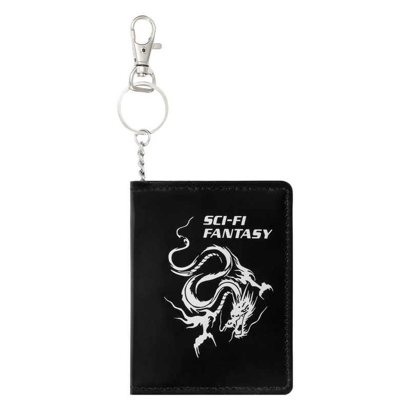 Sci-Fi Fantasy Dragon Wallet – Black