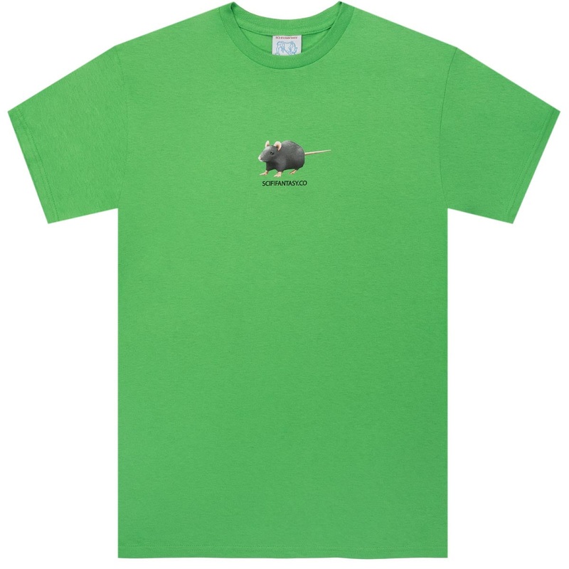 Sci-Fi Fantasy Rat T-Shirt – Electric Green