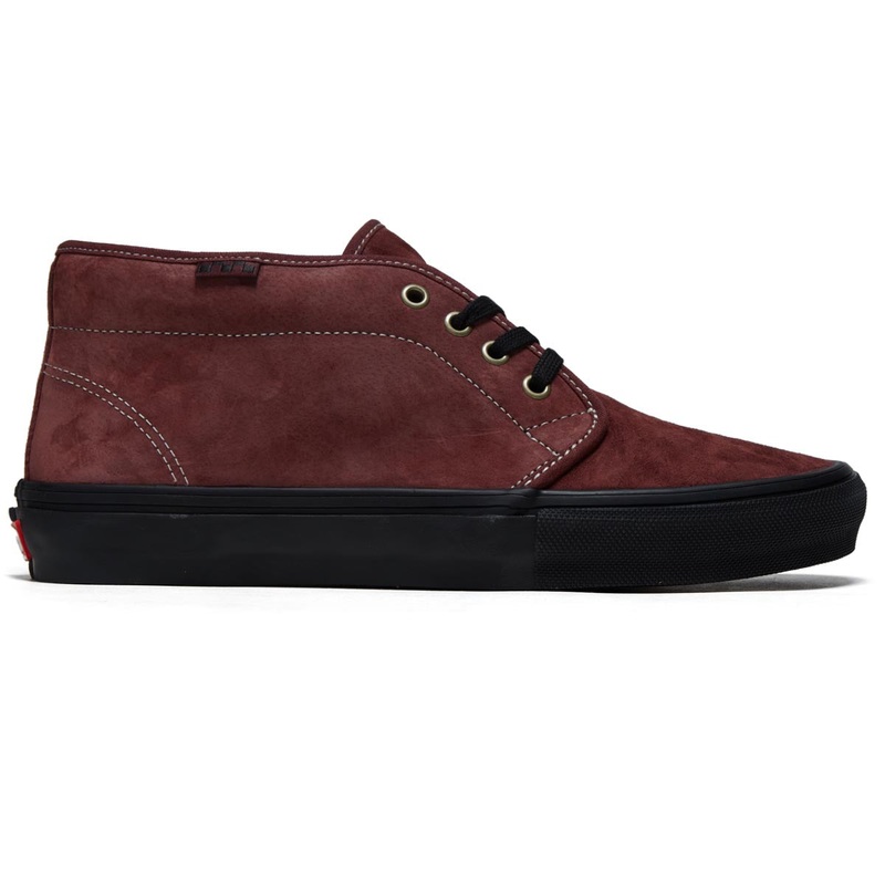 Vans Skate Chukka Shoes – Dark Red/Black