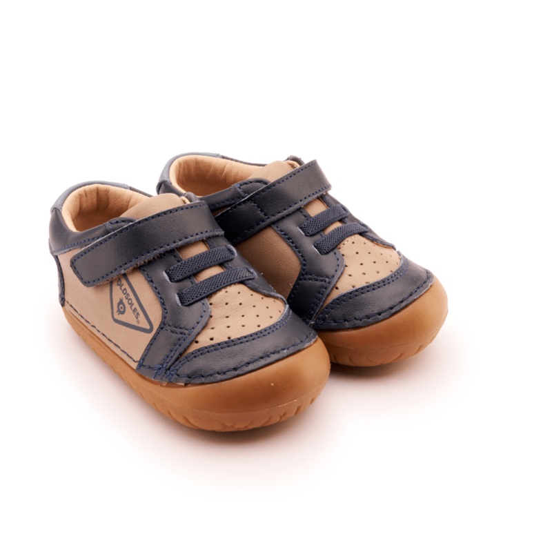 Badge Pave – Taupe/Navy/Indigo