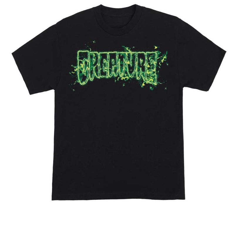 Creature Inferno Logo Outline T-Shirt – Black