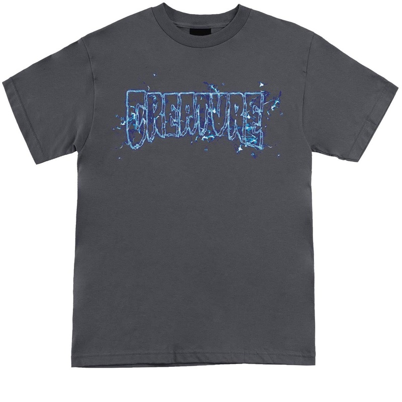 Creature Inferno Logo Outline T-Shirt – Charcoal