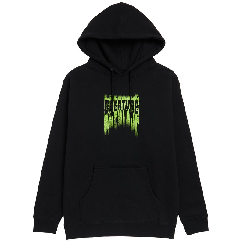 Creature Tattered Hoodie – Black