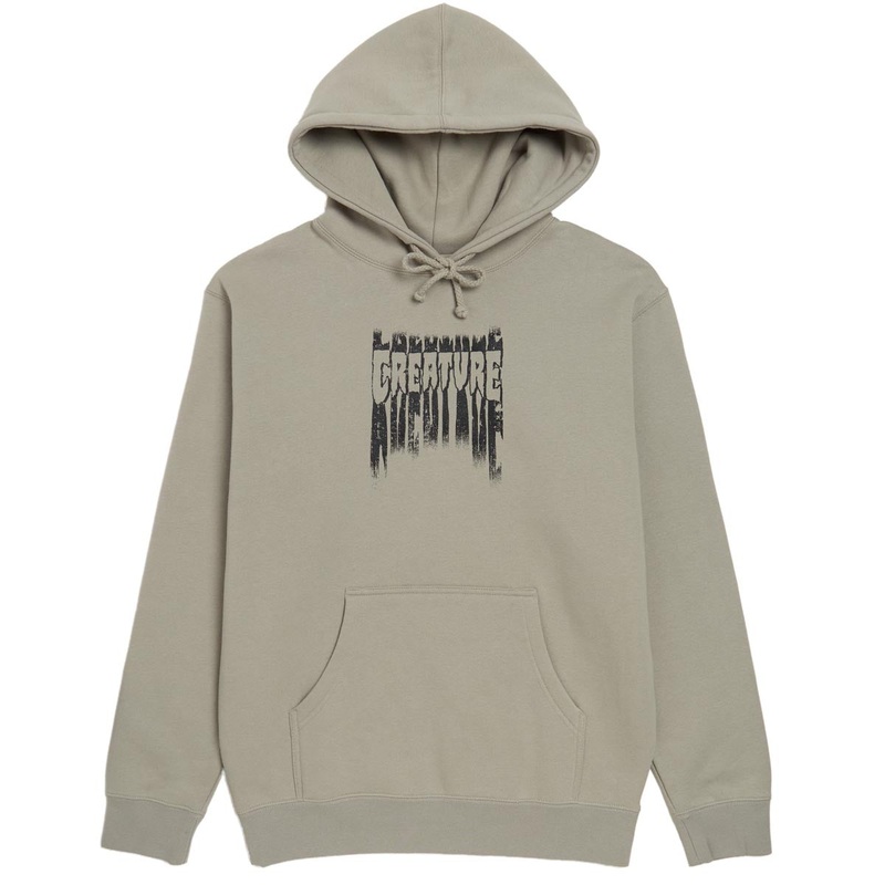 Creature Tattered Hoodie – Cement