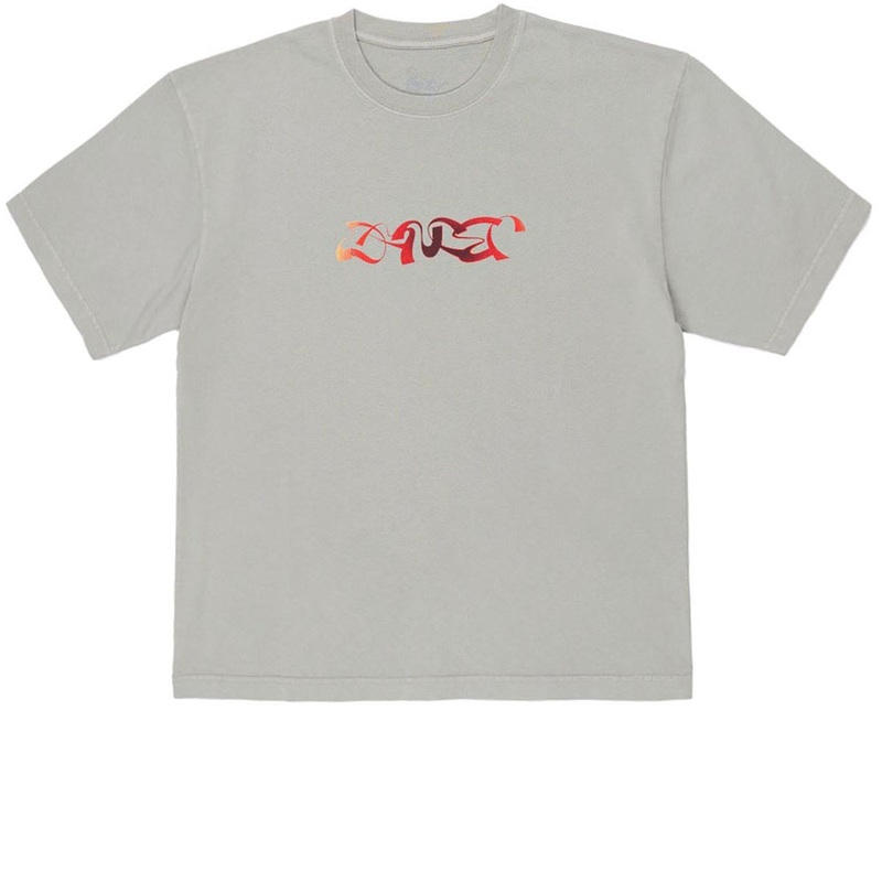 Dancer Analog Triple Logo T-Shirt – Oyster Grey