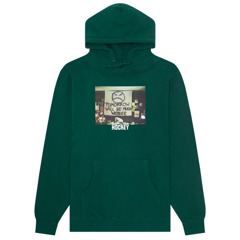 Hockey Much Worse Hoodie – Forest Green
