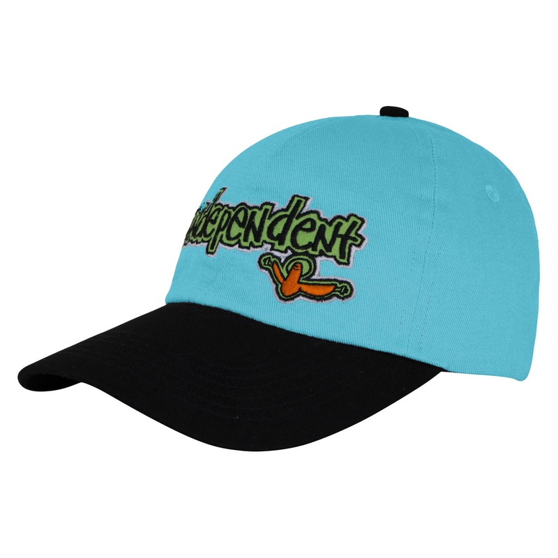 Independent Gonz Bar Dad Strapback Hat – Stone Blue/Black