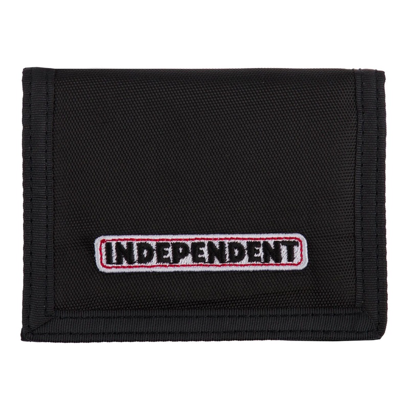 Independent Velcro Bar Logo Wallet – Black