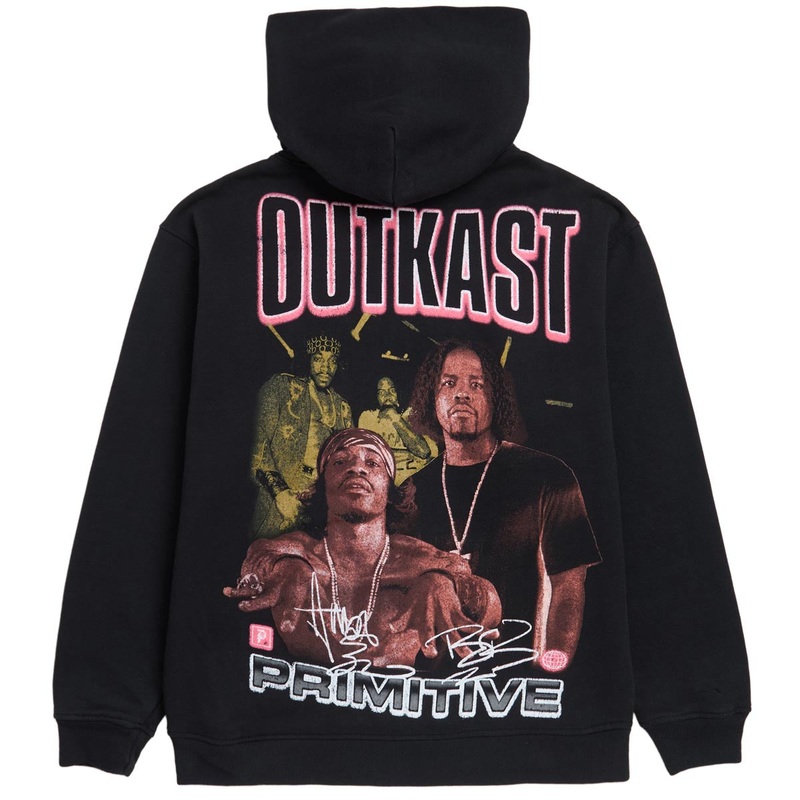 Primitive x Outkast Headline Heavyweight Hoodie – Black