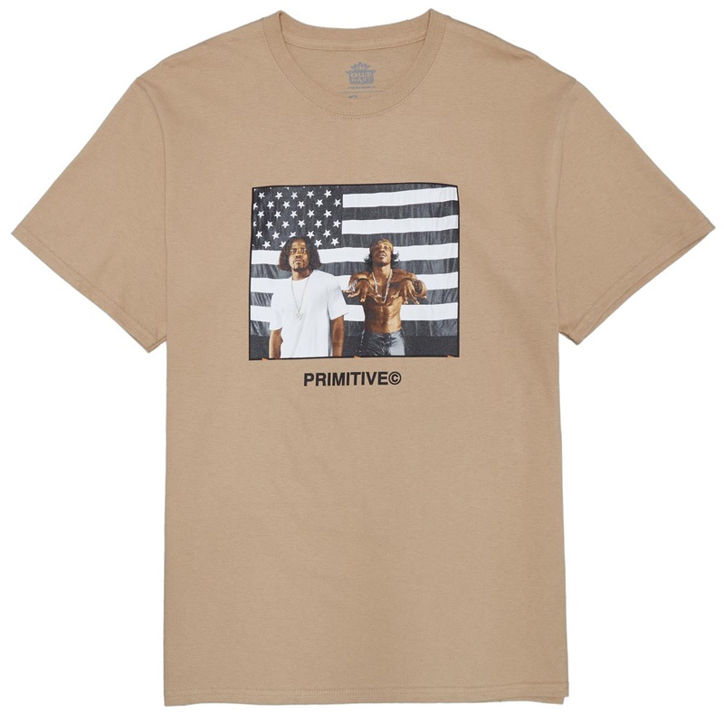 Primitive x Outkast Stripes T-Shirt – Sand