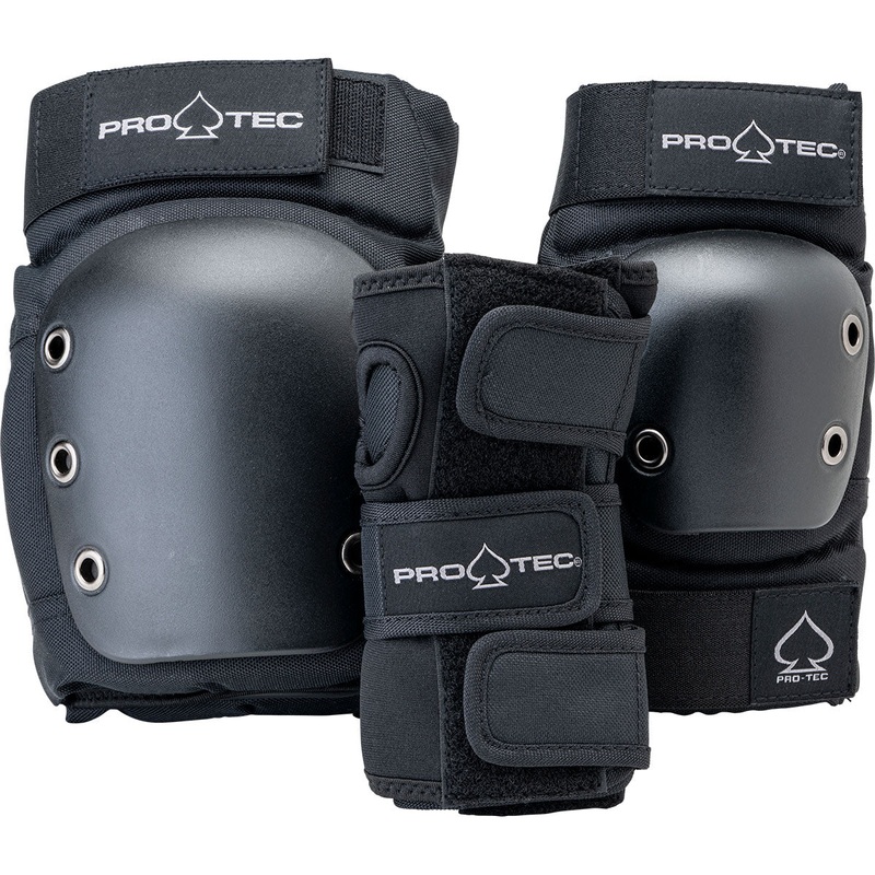 Pro-Tec J.r 3 Pack Open Back Pads – Black