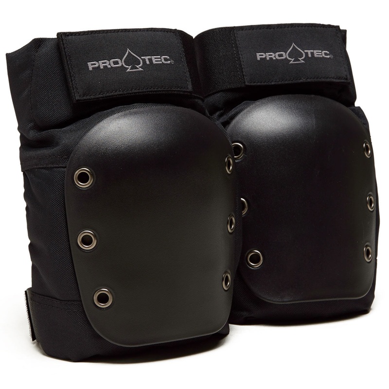 Pro-Tec Open Back Street Knee Pads – Black