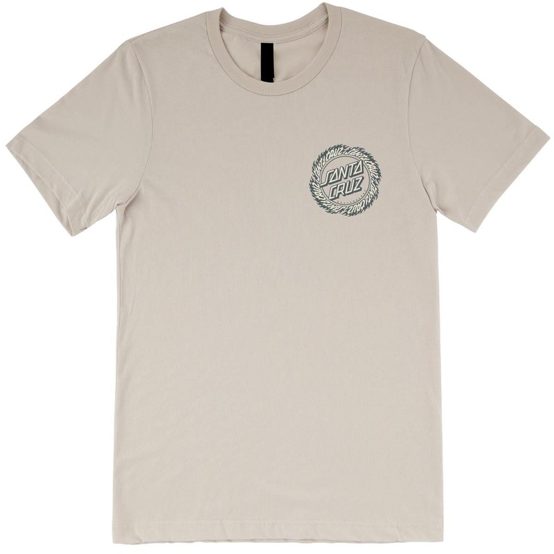 Santa Cruz Womens Flame Ringed Dot T-Shirt – Dust