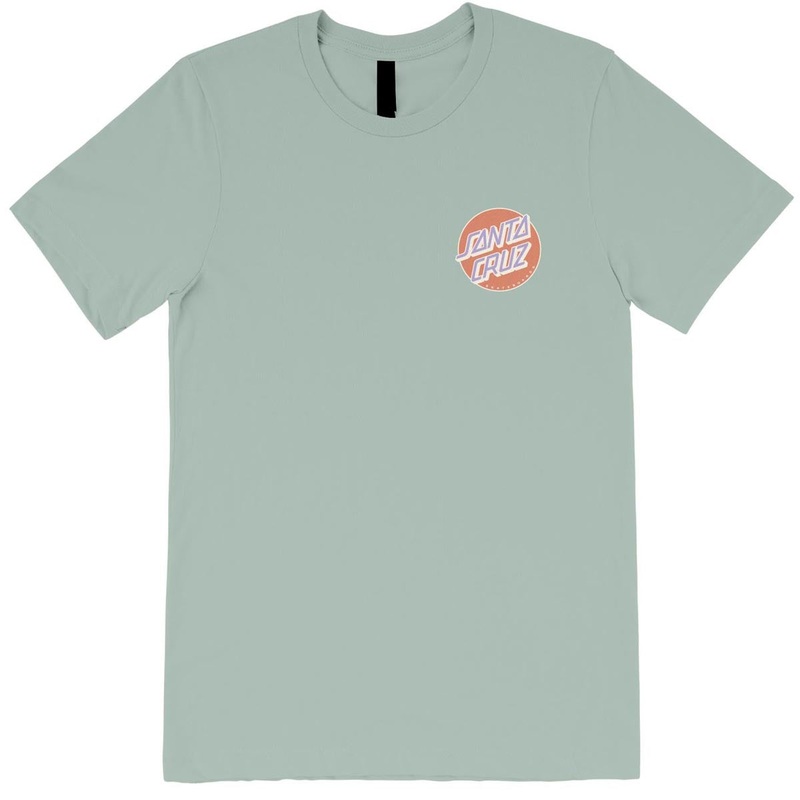 Santa Cruz Womens Other Dot Chest T-Shirt – Dusty Blue