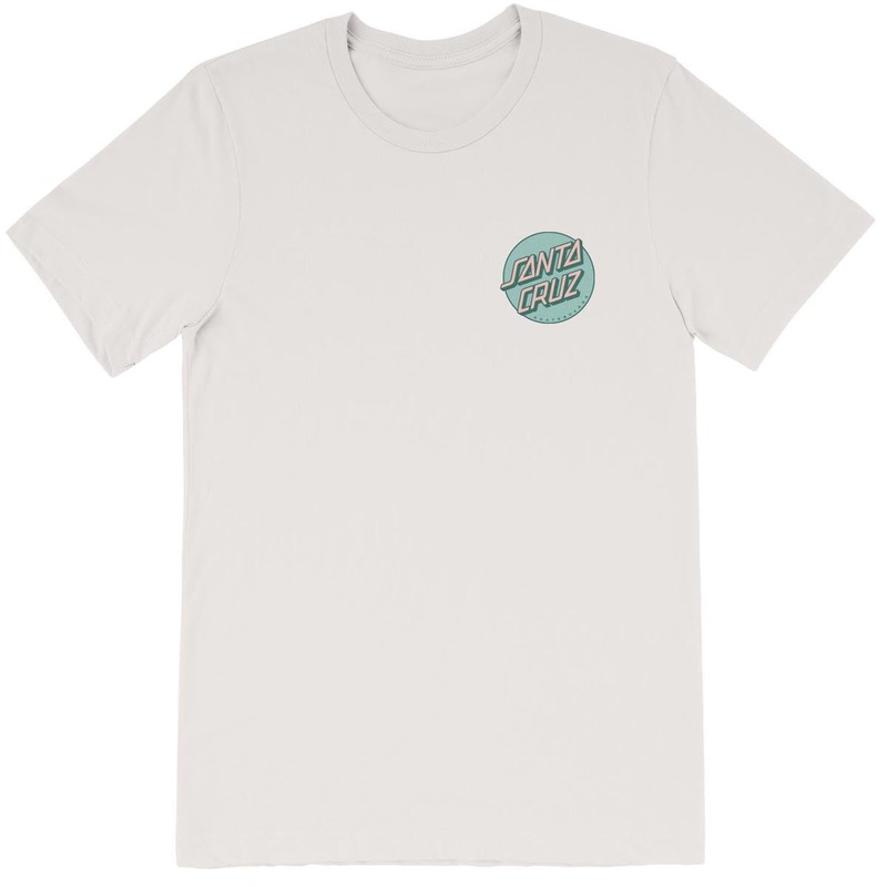 Santa Cruz Womens Other Dot Chest T-Shirt – Vintage White