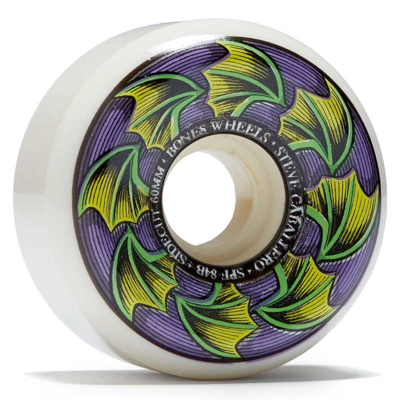 Bones SPF Steve Caballero Bat Wings 84b Sidecuts Skateboard Wheels – 60mm