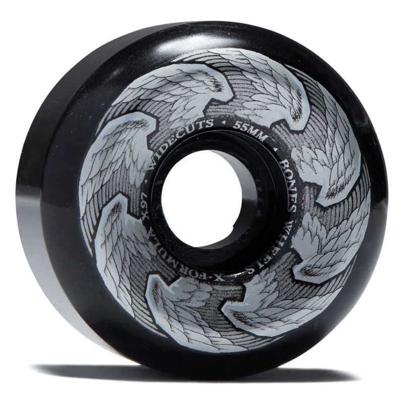Bones X Formula Death Angels 97a V6 Widecut Skateboard Wheels – 55mm