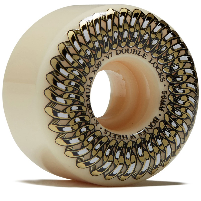 Bones X Formula Double Lock 99a V7 Skateboard Wheels – 56mm