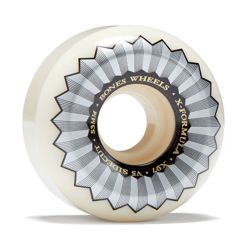 Bones X Formula Sidecuts 97a V5 Sidecut Skateboard Wheels – 53mm