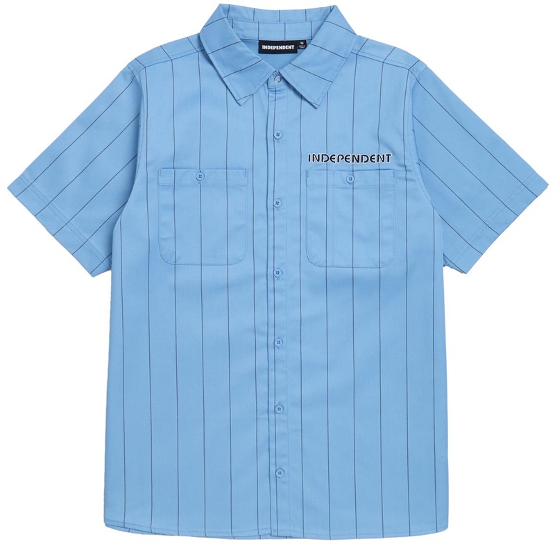 Independent Union Work Shirt – Work Blue w/Stripe
