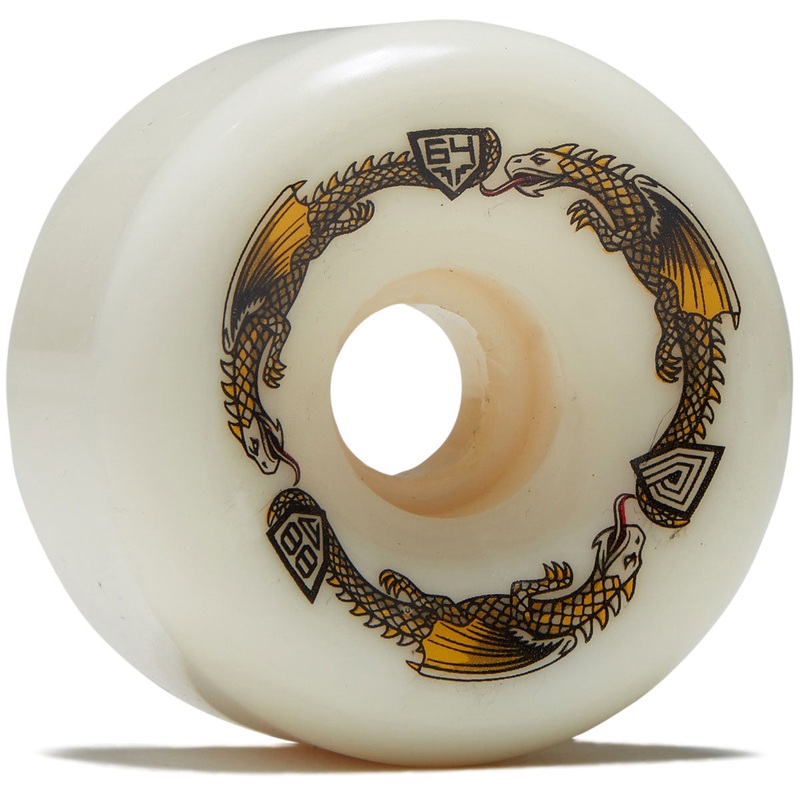 Powell-Peralta Dragon Formula 88a BOM Skateboard Wheels – Off White – 64mm